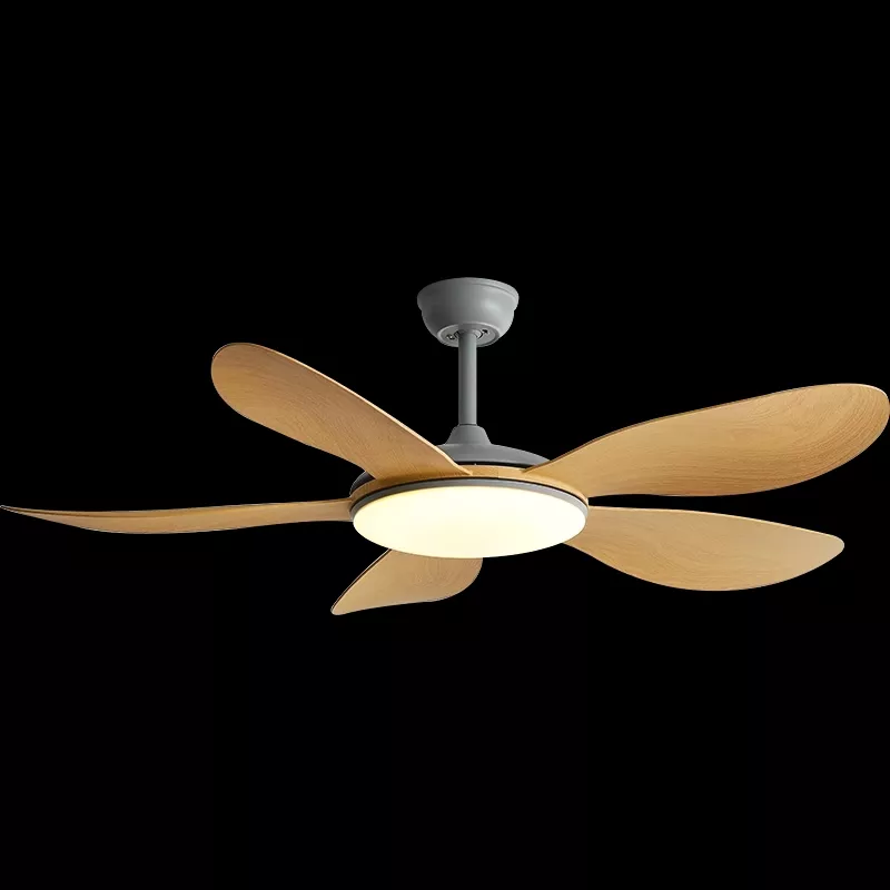 Quạt Trần Đèn, Cánh Nhựa Giả Gỗ, Thiết Kế Hiện Đại QT-197 - Hình ảnh 2