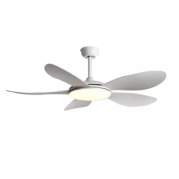 Quạt Trần Đèn, Cánh Nhựa Trắng, Thiết Kế Đơn Giản Hiện Đại Qt-196 - Hình Ảnh 2