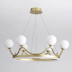 Đèn chùm hiện đại – thiết kế hình vương miện tròn DC-429
