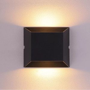 Đèn tường Led hiện đại ngoài trời, hắt 2 đầu, thiết kế nghệ thuật VNT-350