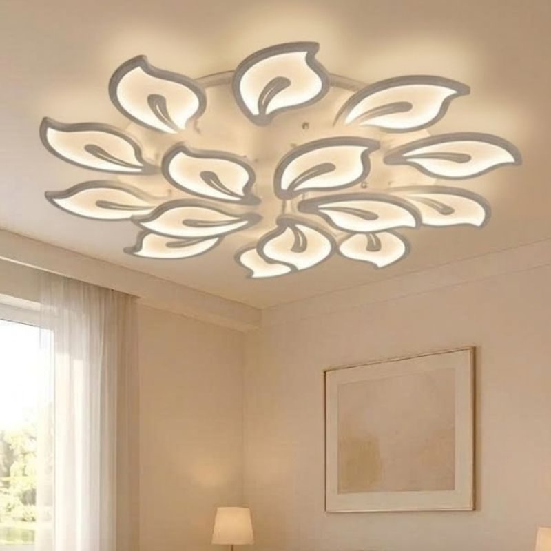 Đèn ốp trần hiện đại, thiết kế bông hoa nghệ thuật OT-064 - Hình ảnh 2