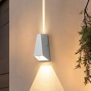 Đèn tường Led hiện đại ngoài trời, hắt 2 chiều cao cấp VNT-374