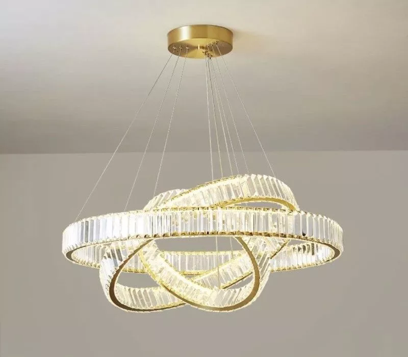 Đèn Chùm Phale, Thiết Kế 3 Tầng, Vòng Tròn Phale Trắng Cao Cấp Dc-408 - Hình Ảnh 3