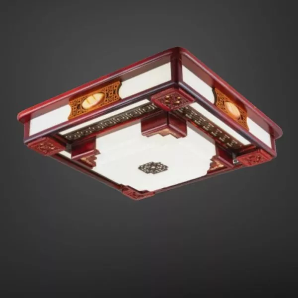 Đèn Cổ Điển, Khung Gỗ, Mặt Mika Nghệ Thuật Ocd-048 - Hình Ảnh 2