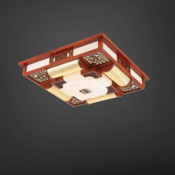 Đèn Cổ Điển, Khung Gỗ, Mặt Mika Nghệ Thuật Ocd-049 - Hình Ảnh 2