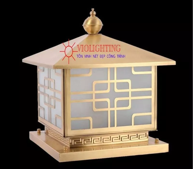 Đèn Gắn Cổng-Hàng Rào Bằng Đồng Tc 02