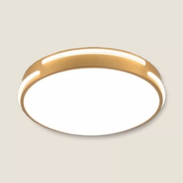 Đèn Ốp Trần Viền Đồng Cao Cấp, Thiết Kế Hiện Đại, Tân Cổ Điển Ot-3002