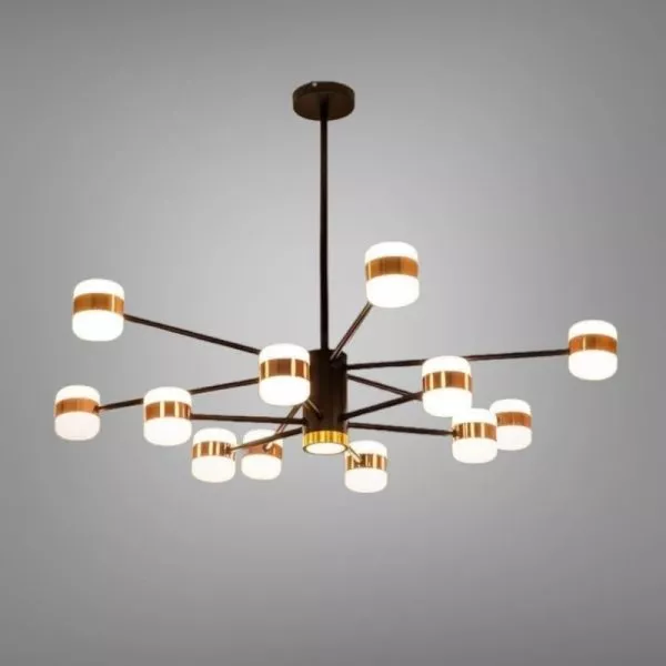 Đèn Gắn Trần Khách-Bàn Ăn Hiện Đại, Led 12 Bóng Dc-1380 - Hình Ảnh 2