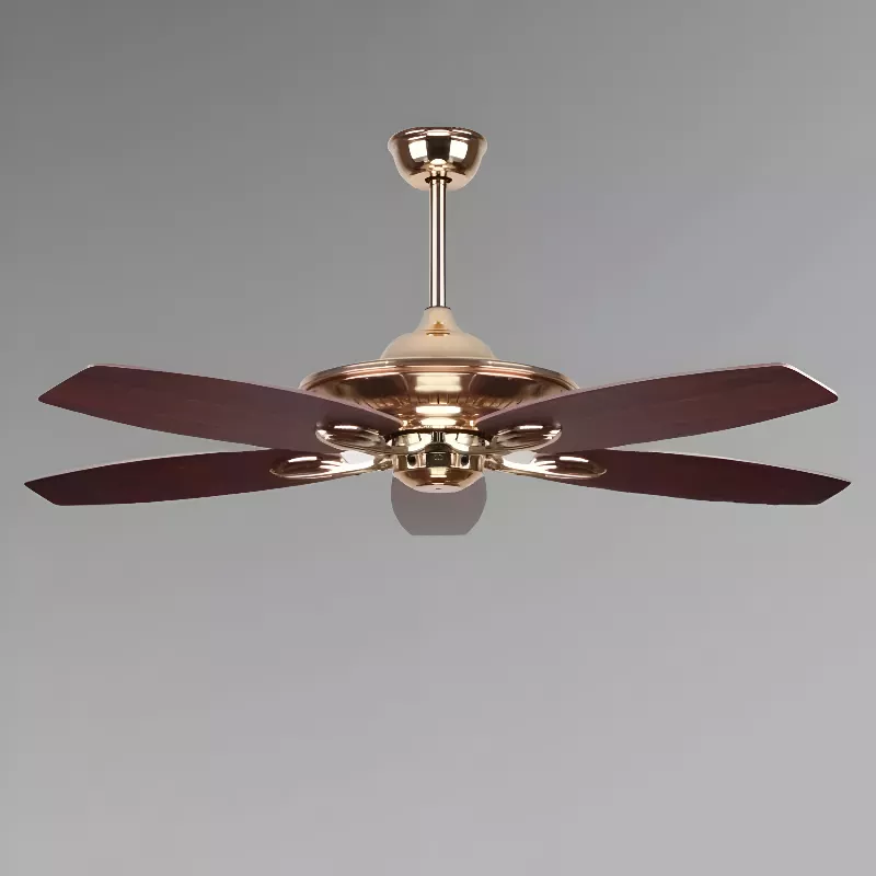 Quạt trần 5 cánh gỗ, thiết kế cổ điển QT-163