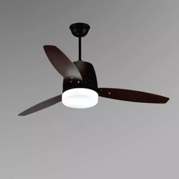 Quạt Trần Đèn, 3 Cánh Gỗ, Thiết Kế Hiện Đại Qt-168