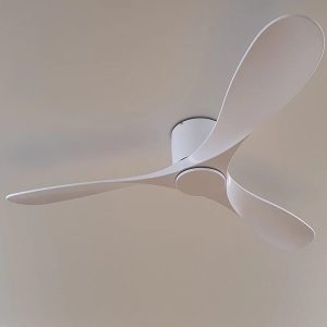Quạt trần đèn, 3 cánh nhựa, thiết kế hiện đại QT-117