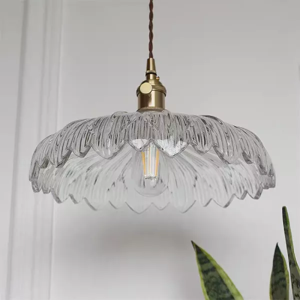 Đèn Thả Decor - Thiết Kế Hiện Đại Thủy Tinh Vân Lá Tdc-2266 - Hình Ảnh 3