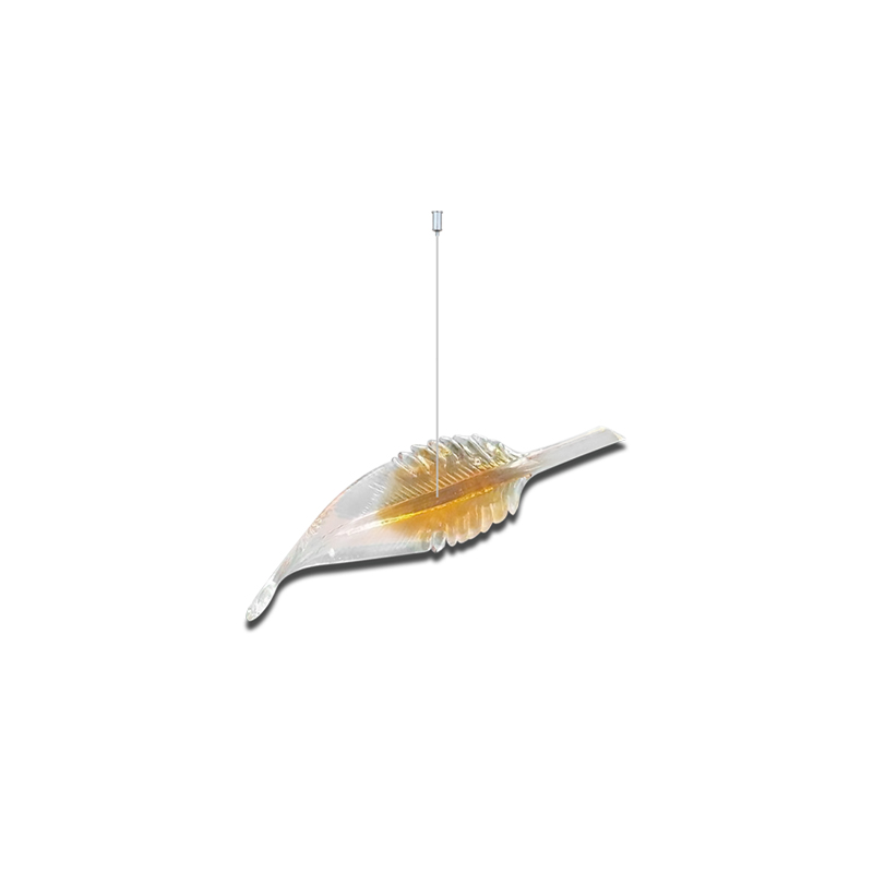 Đèn thả Decor - Thiết kế hiện đại thủy tinh hình lông vũ TDC-2281 - Hình ảnh 4