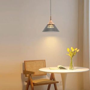 Đèn thả Decor – Thiết kế hiện đại hình nón màu khói TDC-2263