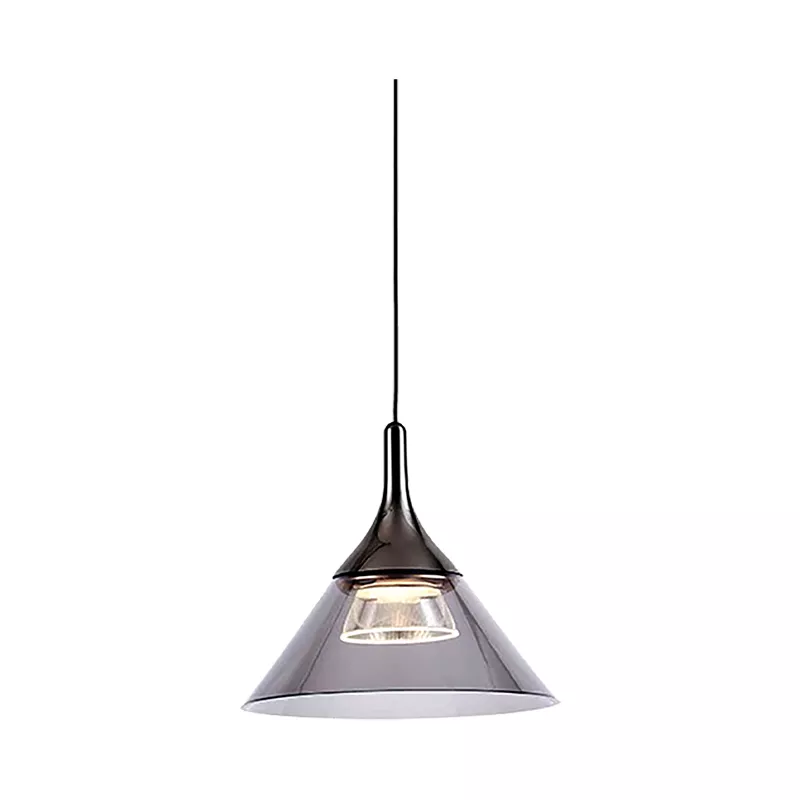 Đèn thả Decor - Thiết kế hiện đại hình nón màu khói TDC-2263 - Hình ảnh 2