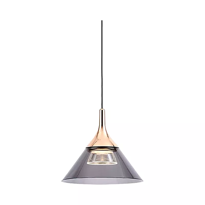 Đèn thả Decor - Thiết kế hiện đại hình nón màu khói TDC-2263 - Hình ảnh 3