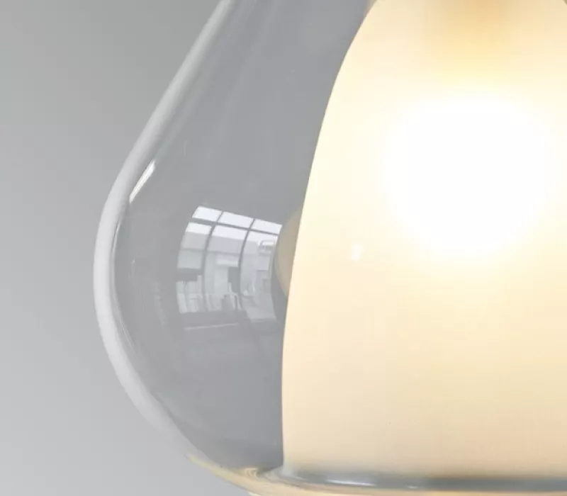 Đèn Thả Decor - Thiết Kế Hiện Đại Hình Nón Phối Thủy Tinh Hai Lớp Tdc-2267 - Hình Ảnh 5