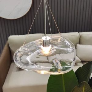 Đèn thả Decor – Thiết kế hiện đại thủy tinh hình lá mảnh TDC-2277