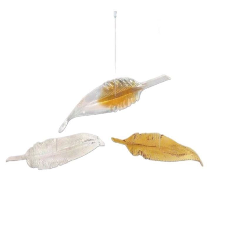 Đèn thả Decor - Thiết kế hiện đại thủy tinh hình lông vũ TDC-2281 - Hình ảnh 3
