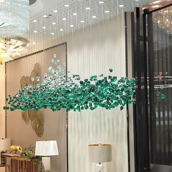 Đèn Thả Decor - Thiết Kế Hiện Đại Thủy Tinh Hình Viên Sỏi Tdc-2279 - Hình Ảnh 7
