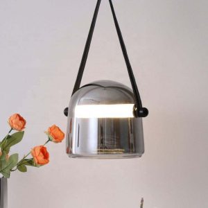 Đèn thả Decor – Thiết kế hiện đại thủy tinh màu khói TDC-2264