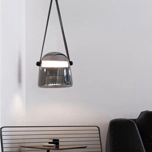 Đèn thả Decor – Thiết kế hiện đại thủy tinh màu khói TDC-2264