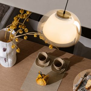 Đèn thả Decor – Thiết kế hiện đại thủy tinh phối hai lớp TDC-2265