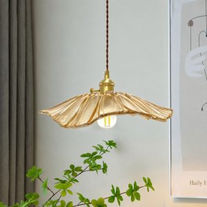 Đèn thả Decor – Thiết kế hiện đại thủy tinh vàng TDC-2268