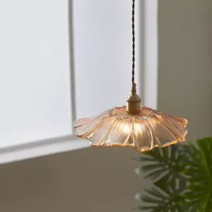 Đèn thả Decor – Thiết kế hiện đại thủy tinh vàng TDC-2268