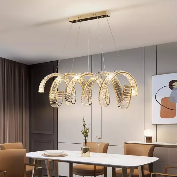 Đèn Thả Phale Hiện Đại 2 Vòng Xoắn Dc-2401