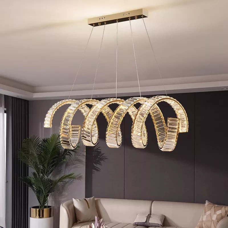 Đèn thả phale hiện đại 2 vòng xoắn DC-2401 - Hình ảnh 2
