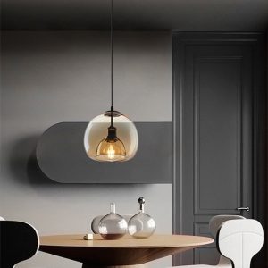 Đèn thả Decor – Thủy tinh màu trà TDC-2286