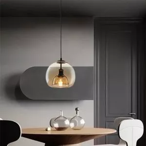 Đèn thả Decor – Thủy tinh màu trà TDC-2286