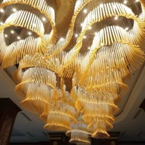 Đèn thả bó lúa thủy tinh nghệ thuật DTK-20