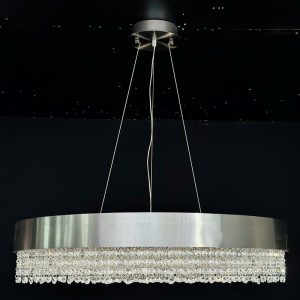 Đèn chùm thiết kế pha lê hiện đại dáng tròn DC-2461