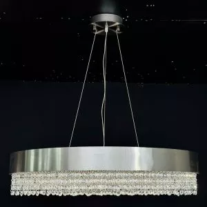 Đèn chùm thiết kế pha lê hiện đại dáng tròn DC-2461