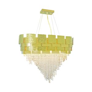 Đèn chùm thiết kế pha lê hiện đại thả ngang dây xích DC-2458