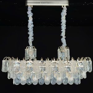 Đèn chùm thiết kế pha lê hiện đại thả ngang DC-2446