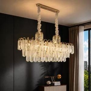 Đèn chùm thiết kế pha lê hiện đại thả ngang DC-2446