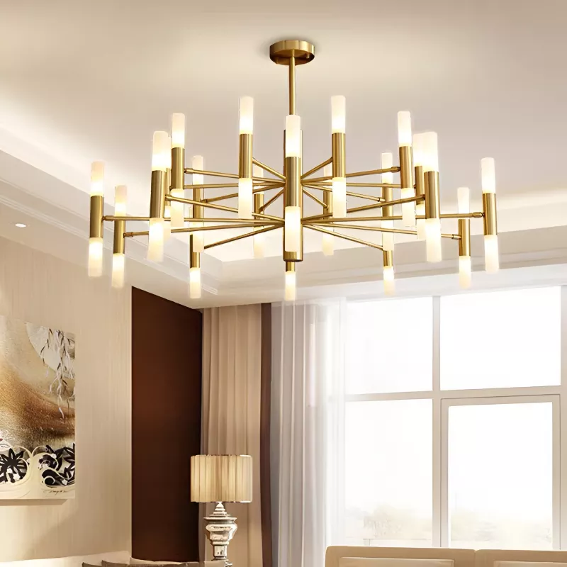 Đèn gắn trần phòng khách hiện đại kiểu ống DT-60 - Hình ảnh 5