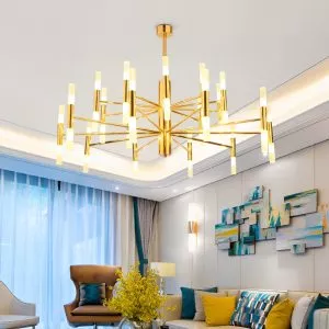 Đèn gắn trần phòng khách hiện đại kiểu ống DT-60