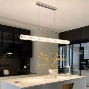 Đèn thả bàn ăn hiện đại – thiết kế ống thủy tinh nghệ thuật SBA-76