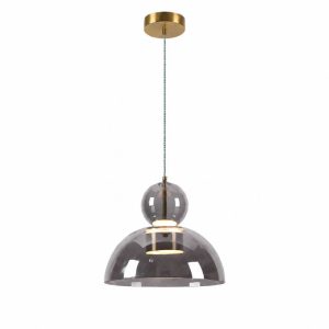 Đèn thả Decor – Thiết kế chao thủy tinh bán nguyệt TDC-364