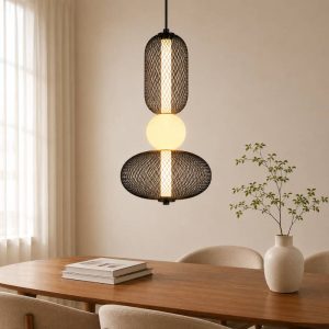 Đèn thả Decor – Thiết kế dáng hồ lô phối cầu sáng TDC-357