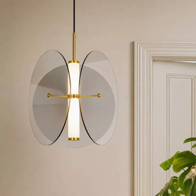 Đèn thả Decor – Thiết kế đĩa kính nghệ thuật TDC-371 - Hình ảnh 4