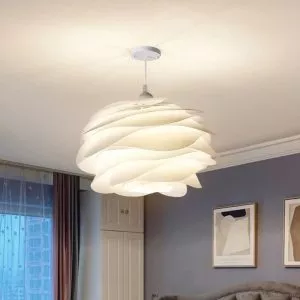 Đèn thả Decor – Thiết kế hình hoa hồng trắng cao cấp TDC-351