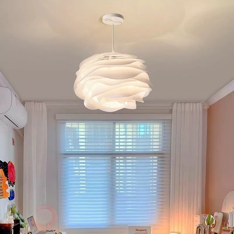 Đèn thả Decor – Thiết kế hình hoa hồng trắng cao cấp TDC-351 - Hình ảnh 2