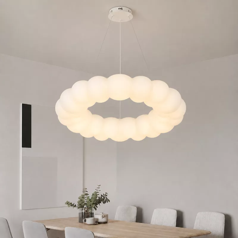Đèn thả decor – Thiết kế vòng bong bóng hiện đại TDC-347