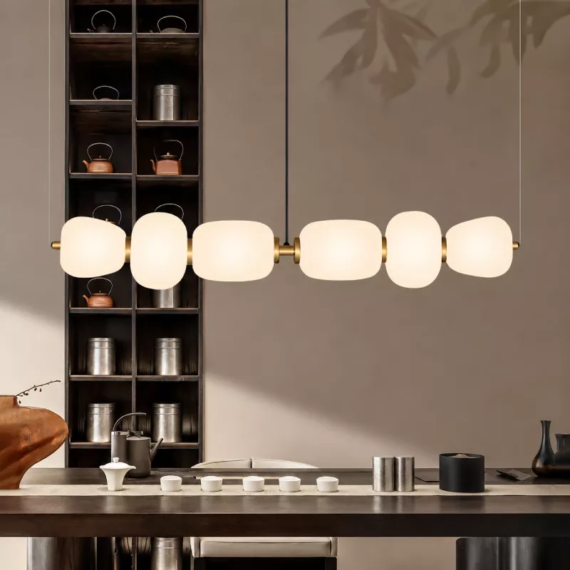 Đèn thả hiện đại thiết kế chao thủy tinh nghệ thuật DT-91