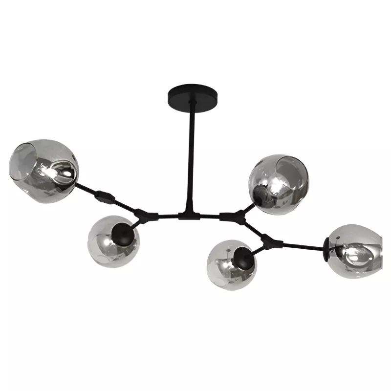 Đèn thả kiểu ngang, thiết kế chao thủy tinh nghệ thuật DT-71 - Hình ảnh 3